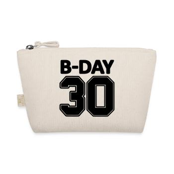 30 numéros de numéro d'anniversaire rond numéro de maillot - Trousse biologique - nature - Devant
