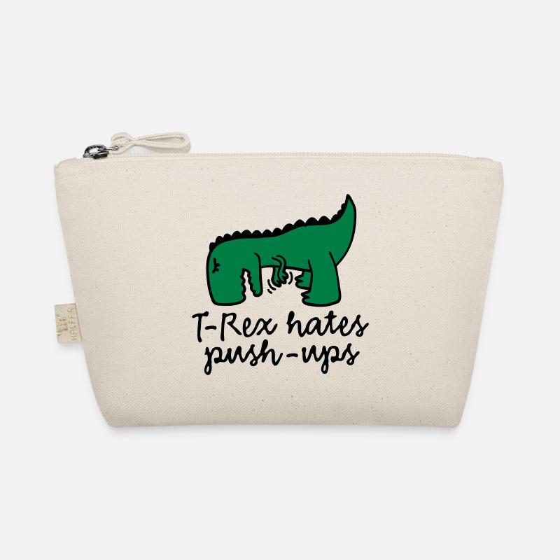 T-Rex hates push-ups Bio-Täschchen