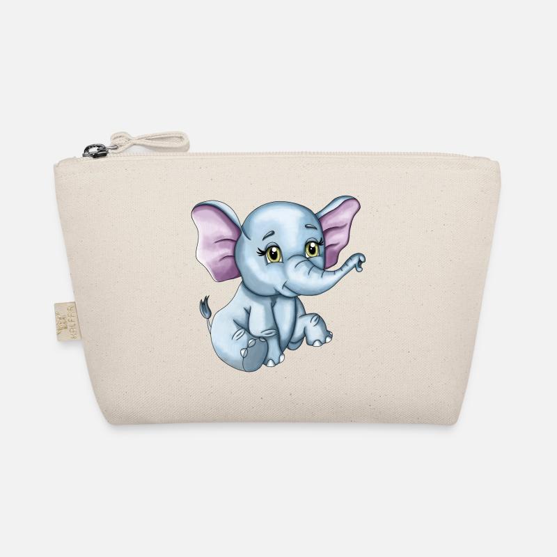Bébé éléphant heureux mignon Trousse biologique