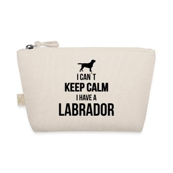 LABRADOR can´t keep calm - Bio-Täschchen - Natur - Vorne