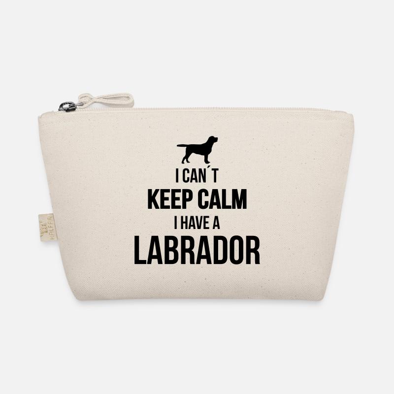 LABRADOR can't keep calm - Organic Pouch - nature