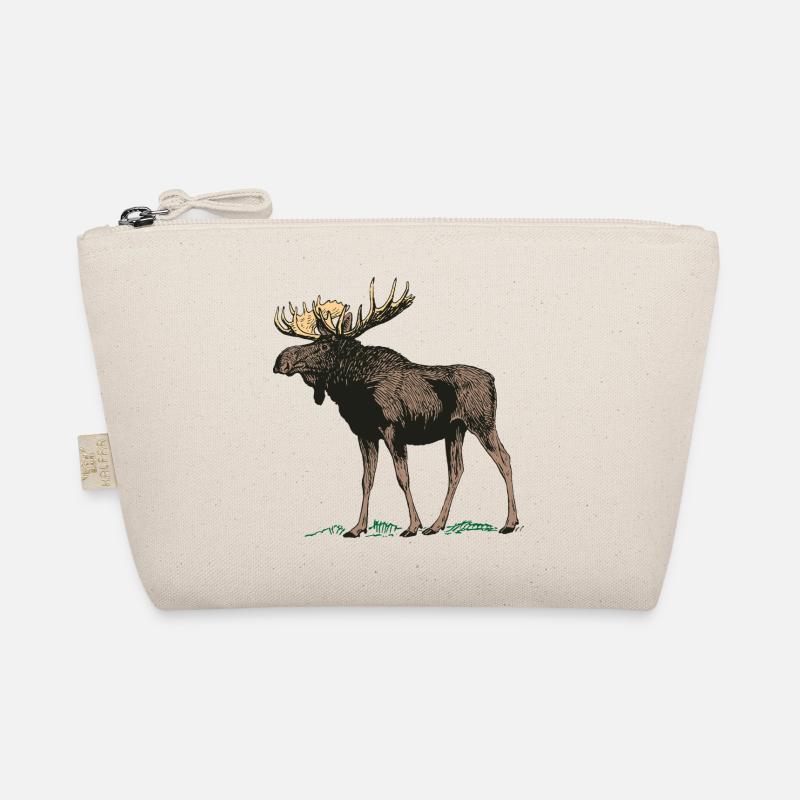 Moose antler Organic Pouch