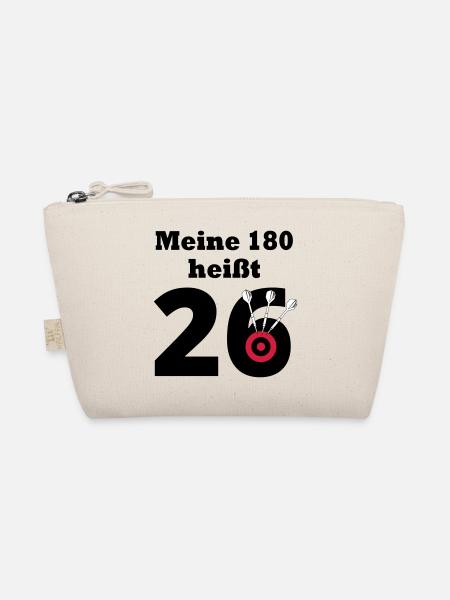 Meine180 heißt 26 - Bio-Täschchen - Natur - Vorne