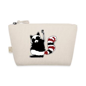 Strong fist in flag style - Organic Pouch - nature - Front