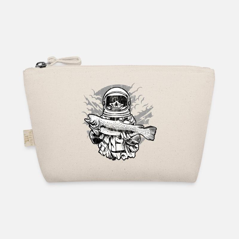 ANGLER AUSTRONAUT - Fischer Astronauten Geschenk Bio-Täschchen