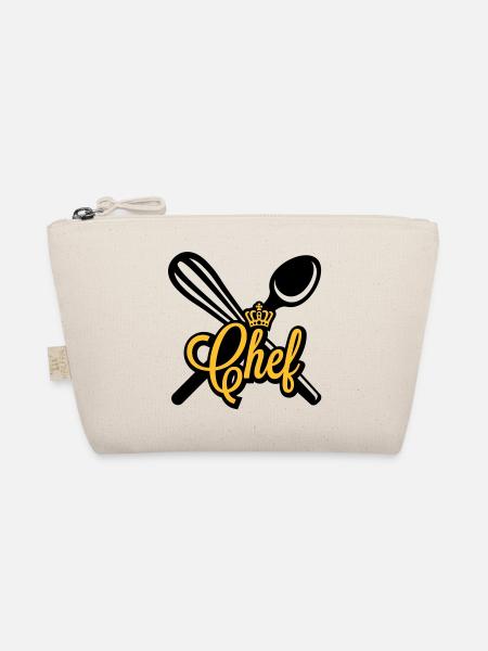 Chef | Chefkoch | Cook - Organic Pouch - nature - Front