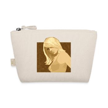blond blonde women sexy girl pin-up - Organic Pouch - nature - Front
