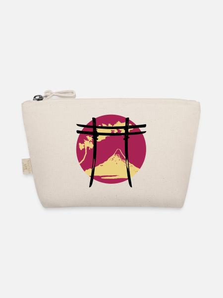Japanese Arch Torii - Organic Pouch - nature - Front