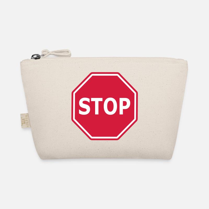 STOP sign Stop Organic Pouch