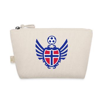 Football Crest (Norway) - Organic Pouch - nature - Front