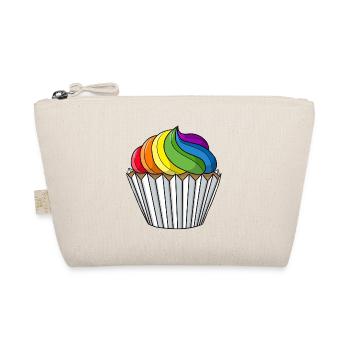 Gay Pride Cupcake - Organic Pouch - nature - Front