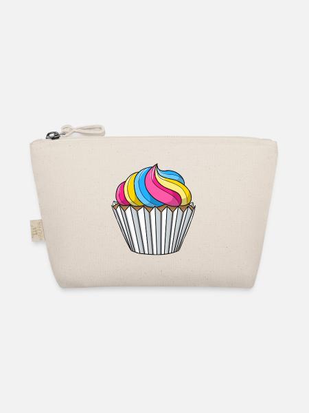 Pansexual Stolz Cupcake - Bio-Täschchen - Natur