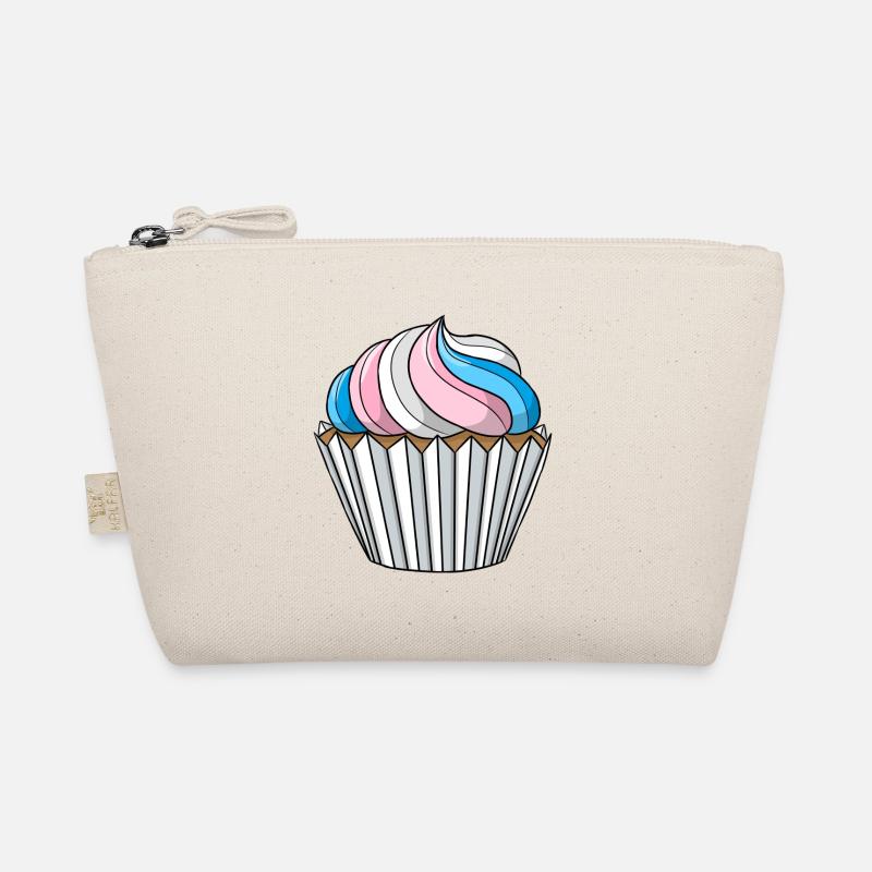 Transgender Pride Cupcake - Bio-Täschchen - Natur