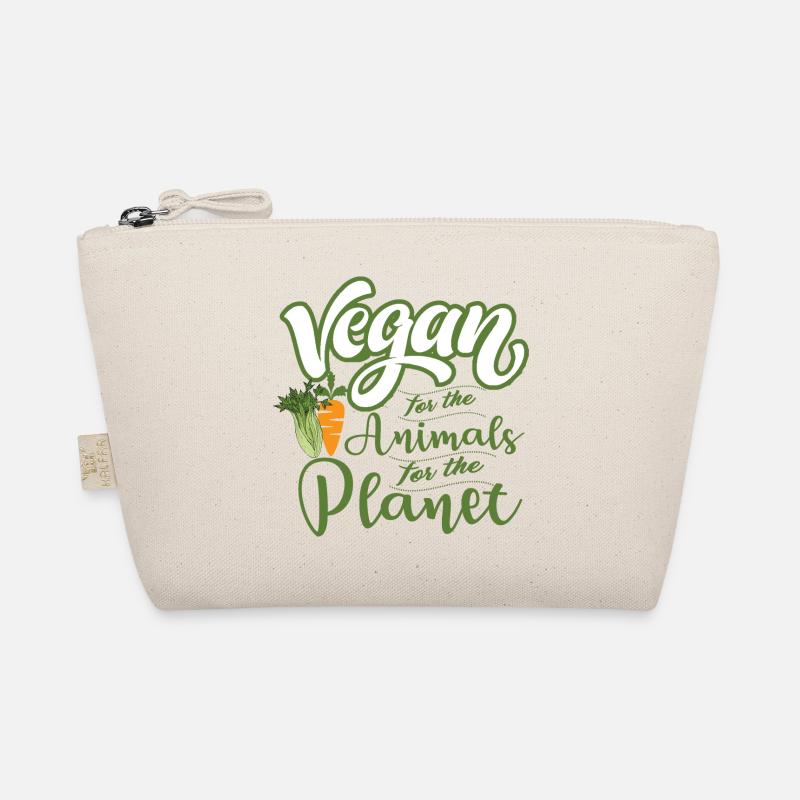Veganer Vegetarier Tierschutz Geschenkidee Bio-Täschchen