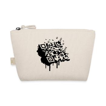 Un code à barres 3D comme un graffiti - Trousse biologique - nature - Devant