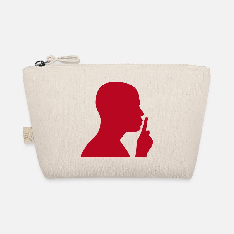 A man whispering Organic Pouch