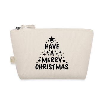 sapin étoiles design cool avoir un joyeux c - Trousse biologique - nature - Devant