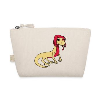 woman female girl girl sexy lizard - Organic Pouch - nature - Front