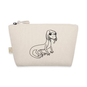 female woman girl girl sexy lizard - Organic Pouch - nature - Front