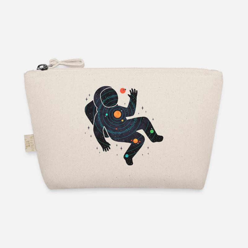 Astronaut Space Graphic Organic Pouch