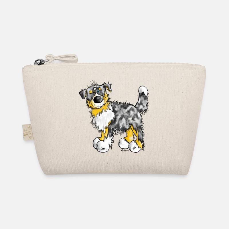 Aussie - Australian Shepherd - Hund - Dog - Bio-Täschchen - Natur