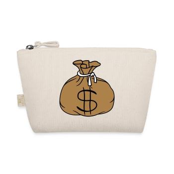 dollar symbol sign money rich purse wealth - Organic Pouch - nature - Front