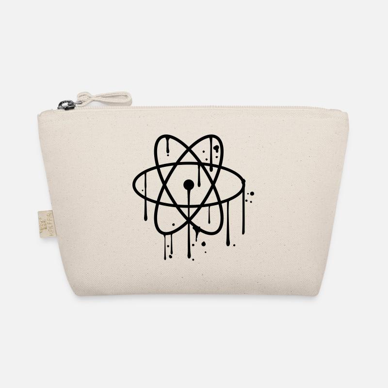 graffiti tropfen spray atom symbol zeichen cool kr Bio-Täschchen