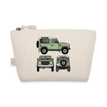 Defender 90 - Seiten - Bio-Täschchen - Natur - Vorne
