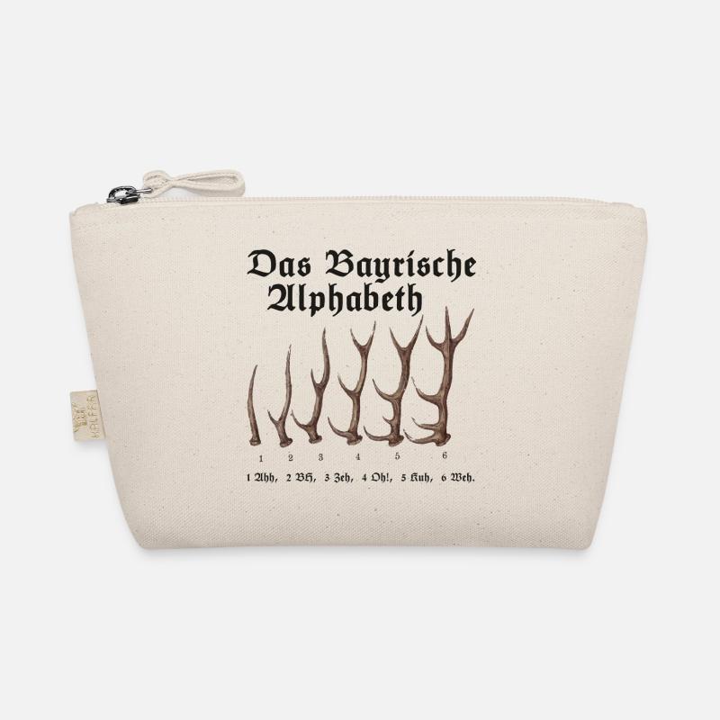 Das Bayrische Alphabet aus Bayern Bio-Täschchen