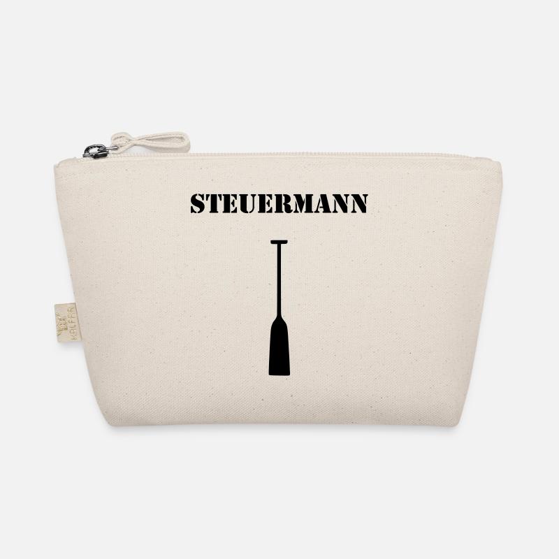 Steuermann Drachenboot Kapitän Steuern 1c - Bio-Täschchen - Natur