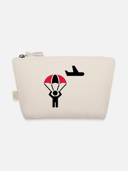 parachutist - Organic Pouch - nature - Front
