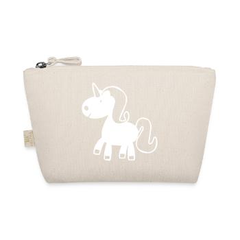 Unicorn horse for children - Organic Pouch - nature - Front