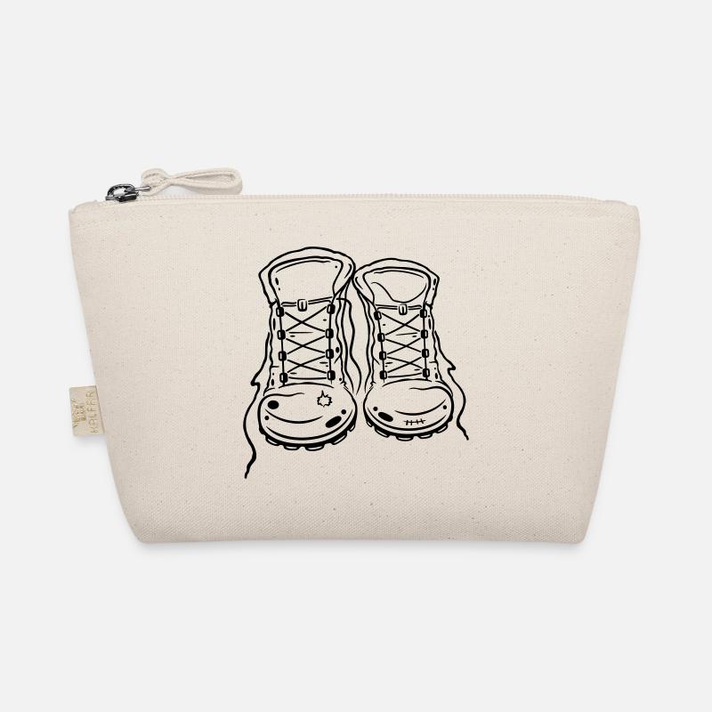 Wandern, Wanderschuhe, Hiking, walking shoes Bio-Täschchen
