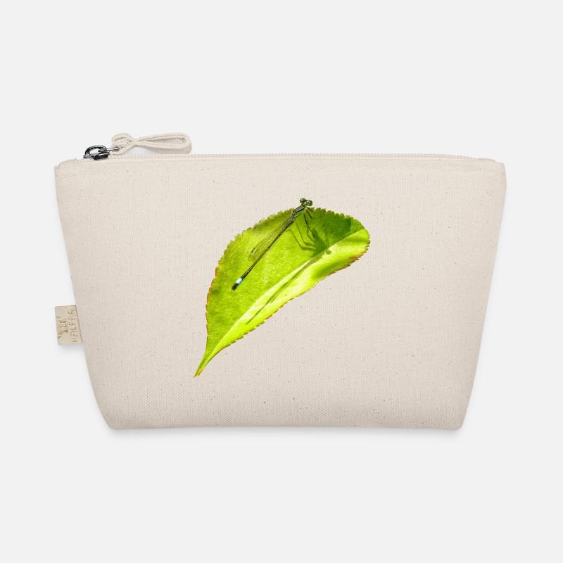 Une libellule repose sur une feuille Trousse biologique