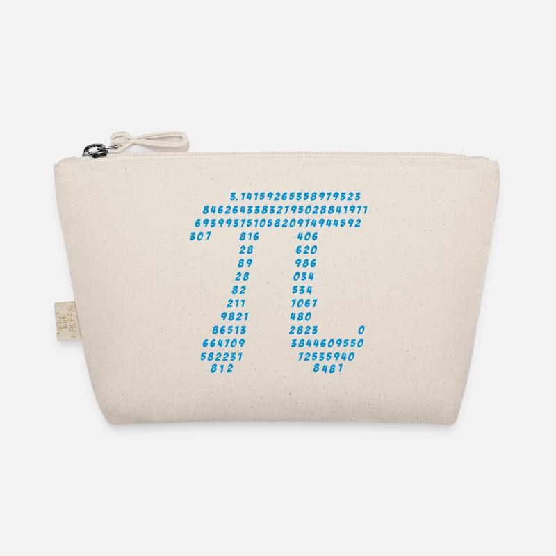 Math Pi science π mathematics irrational circle Organic Pouch