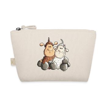Funny Love Sheep - Organic Pouch - nature - Front