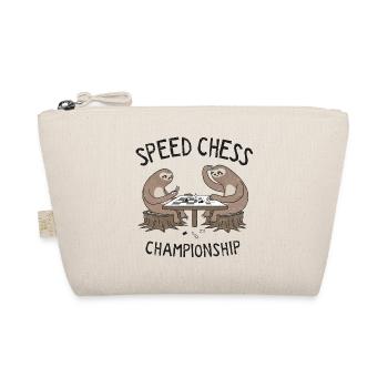 Sloths Speed Chess Championship - Organic Pouch - nature - Front
