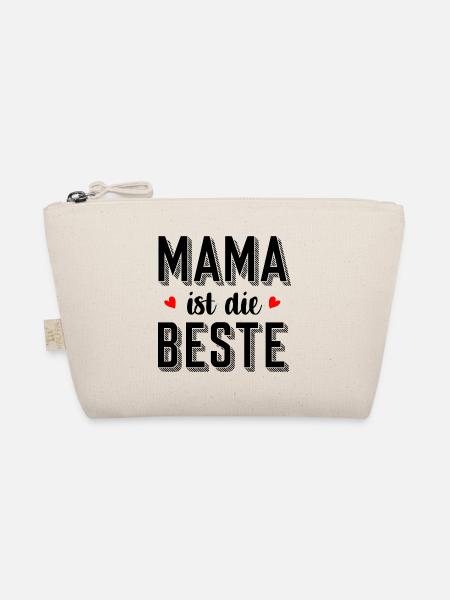 Mama ist die Beste – Geschenk zum Muttertag 2023 - Bio-Täschchen - Natur
