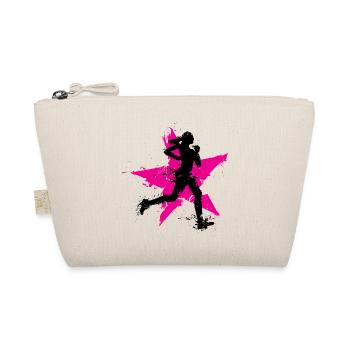 runner female with star - Trousse biologique - nature - Devant