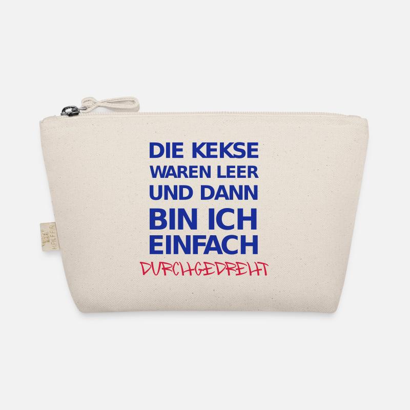 Die Kekse waren leer und dann bin ich einfach ... Bio-Täschchen