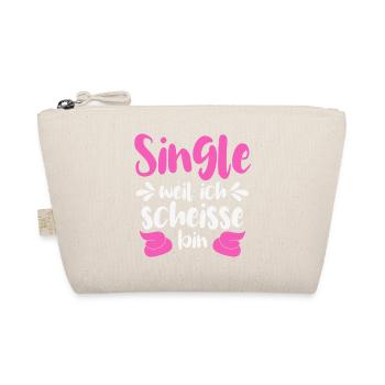 Single weil ich scheiße bin  - Bio-Täschchen - Natur - Vorne