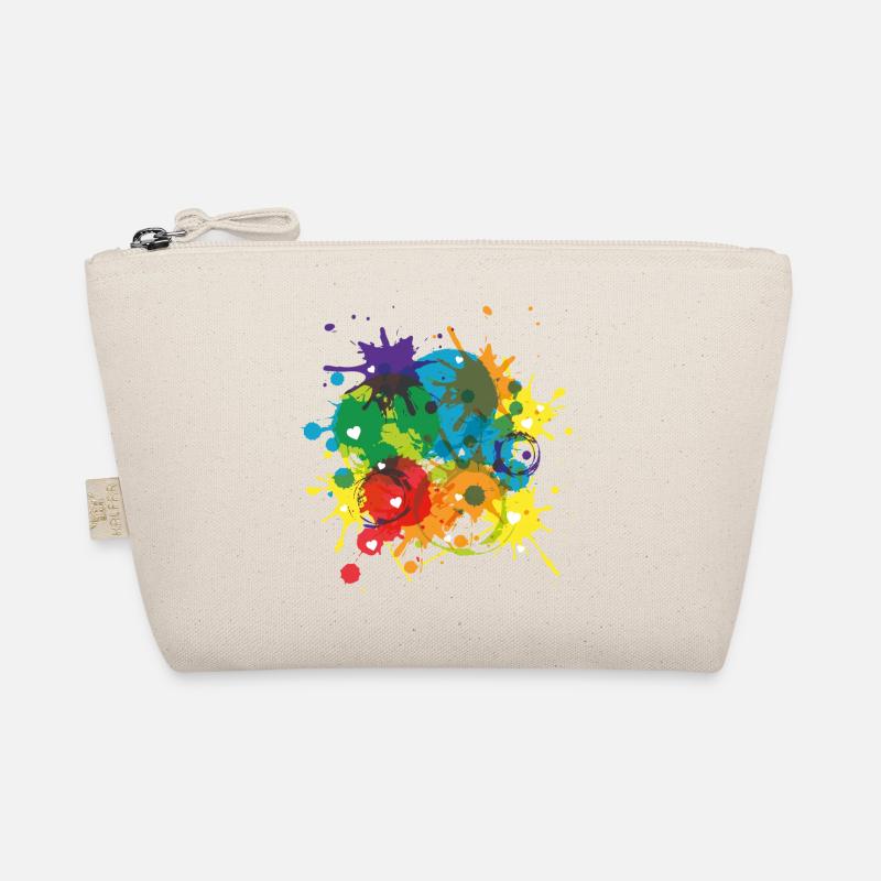 Liebe LGBT Pride Regenbogen Farben Geschenk Love - Bio-Täschchen - Natur