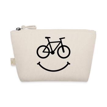 bike smile biker - Bio-Täschchen - Natur - Vorne