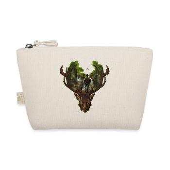 Hunter and hunting dog inseparable friendship - Organic Pouch - nature - Front