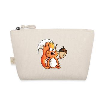Squirrel - Animal - Animals - Acorn - Gift - Organic Pouch - nature - Front