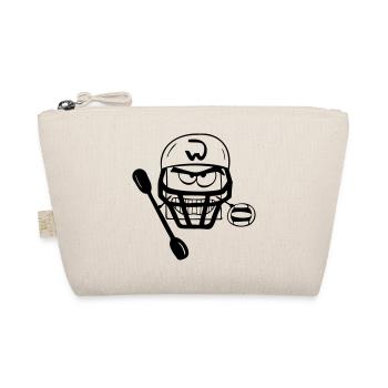 Cube-polo player - Organic Pouch - nature - Front