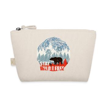 Wild & Free (Bear) 02 - Organic Pouch - nature - Front