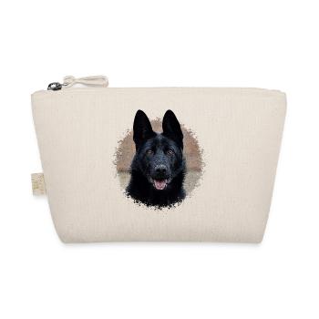 Black german shepherd - Organic Pouch - nature - Front