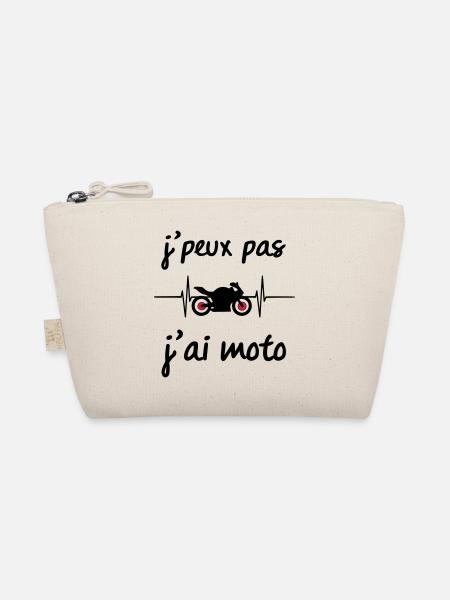 je peux pas j'ai moto Fréquence cardiaque - Trousse biologique - nature - Devant