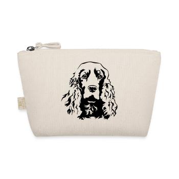 Cocker Spaniel Kopf - Bio-Täschchen - Natur - Vorne